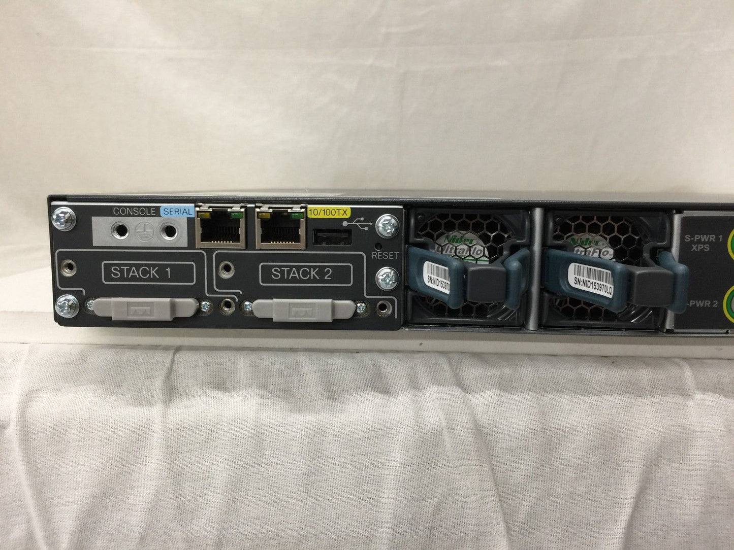 CISCO 48-PORT SWITCH WS-C3750X-48PF-S  2xPSU(1100W) open box