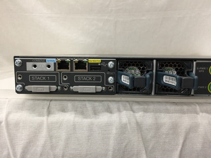 CISCO 48-PORT SWITCH WS-C3750X-48PF-S  2xPSU(1100W) open box