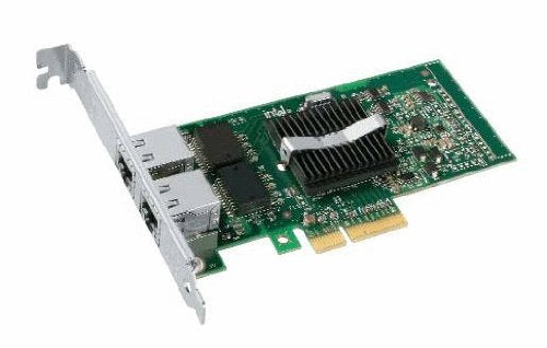 INTEL PRO 1000 PT 2 PORT GIG ETHERNET SERVER PCIE NIC  - EXPI9402PTBLK Used