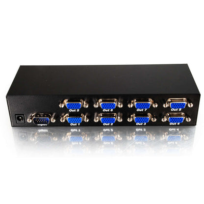 8-Port UXGA Monitor Splitter/Extender (Male Input)