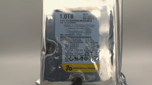 WD1003FBYX-01Y7B1 Western Digital 1TB 7200RPM SATA 3.0 Gbps 3.5 inch RE4 Hard Drive used