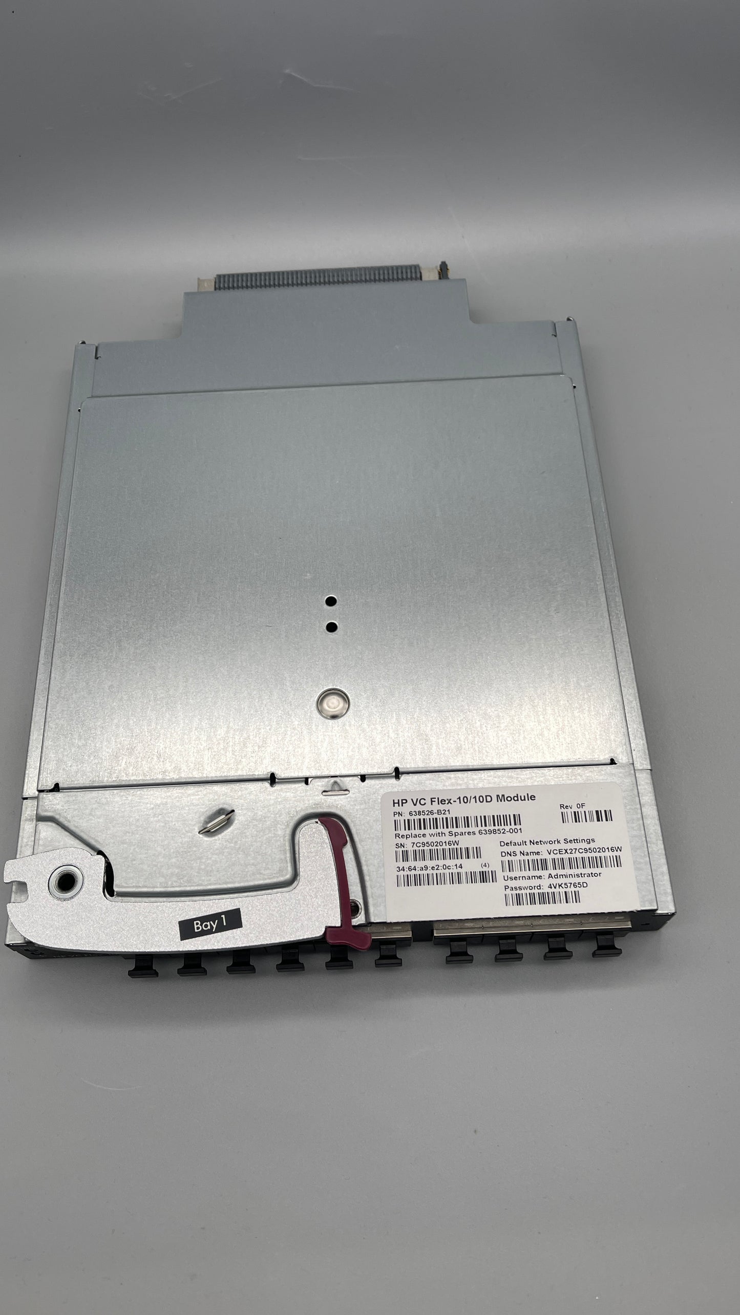 HPE Virtual Connect Flex-10/10D Module 638526-B21 638528-001 639852-001