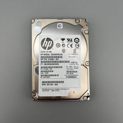 HP 619286-001 300GB 10K SAS NO TRAY 507129-004 619286-001