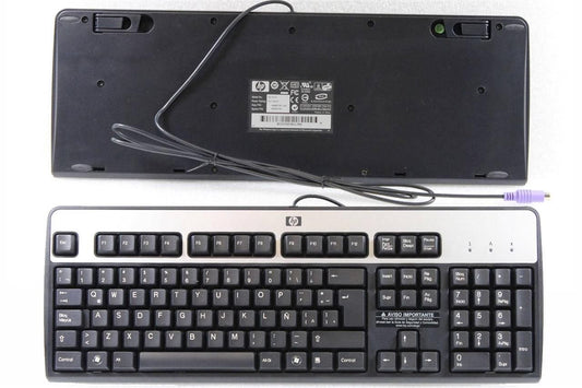 Easy Access Spanish Black Keyboard w/Silver Key Bezel 435302-161 434820-161