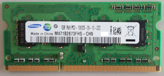 Samsung 1GB PC3-10600S-09-10 -ZZZ SODIMM M471B2873FHS-CH9