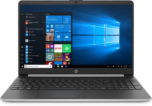 open box HP 15.6" HD Touchscreen Laptop Intel Core i3-1005G1 15-dy1731ms Silver