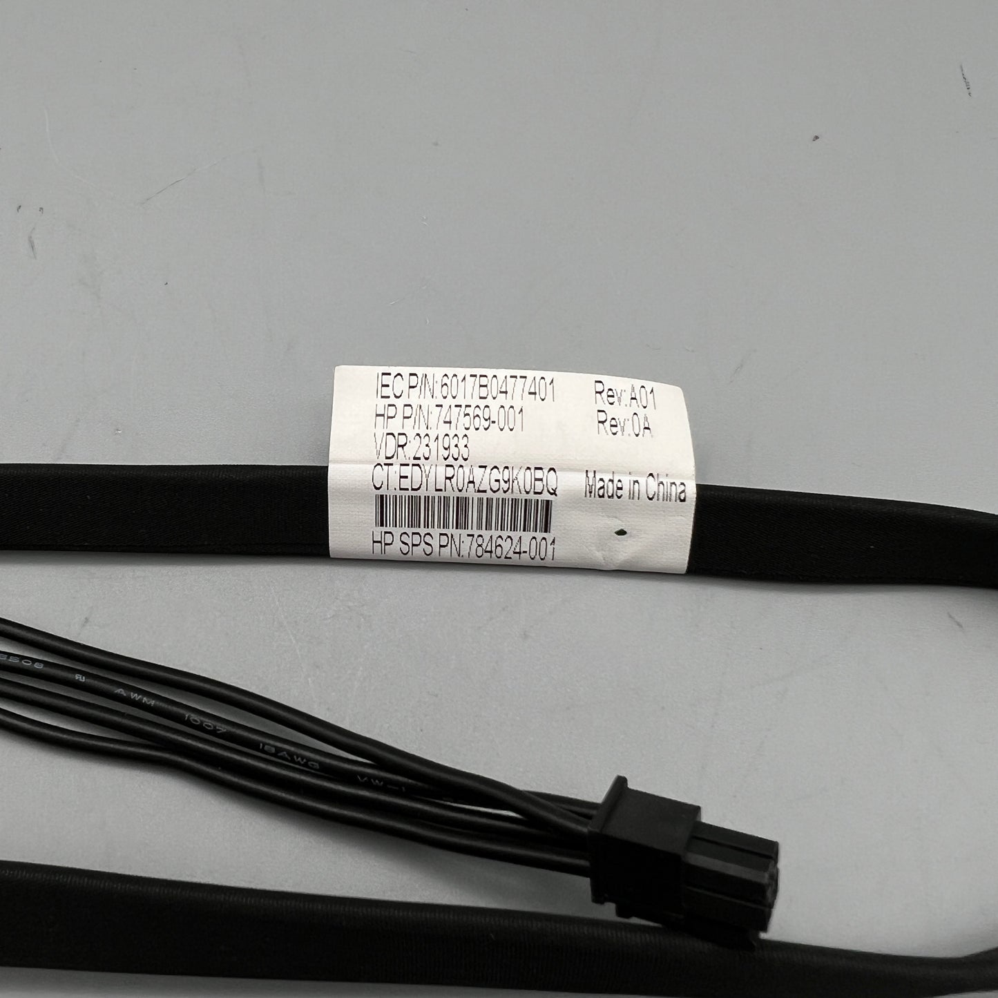 HP 747569-001 DL380 G9 Y Split HDD Backplane Power cable 10pin+6pin to 4pin