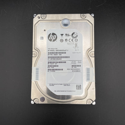 HP 4TB 7200rpm SAS 6GB/s 746841-004 Hot-Pluggable 3.5-inch HDD Open Box