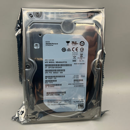 HPE 4TB 7200rpm SAS 12Gb/s HDD 846523-004 818369-004