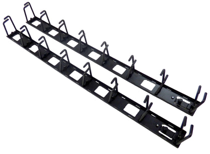 Brand New APC AR8442 Vertical Cable Organizer , Rackmount, 8 Cable Rings, Zero U