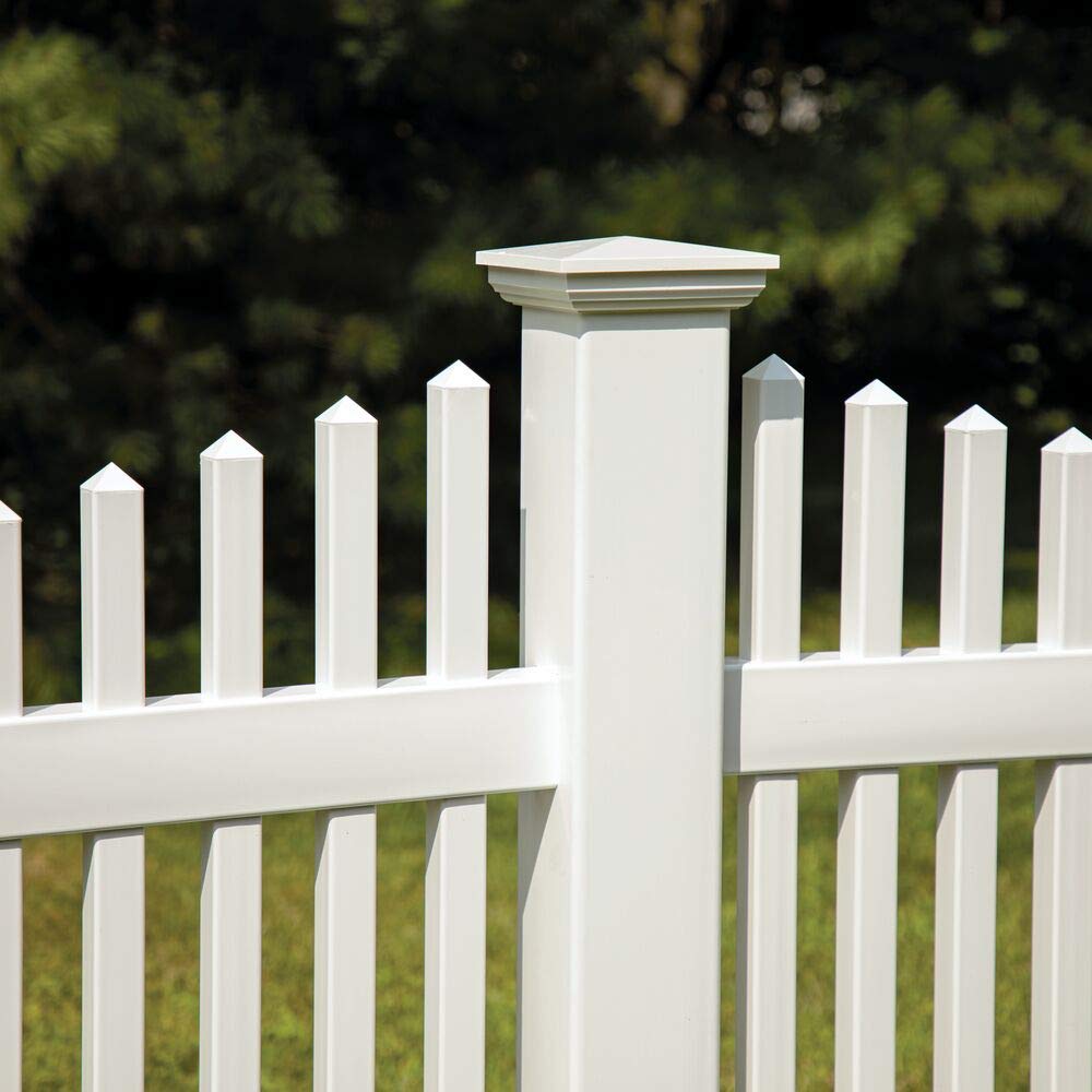 Barrette Outdoor Living 73003095 5”x5” New England Post Top, White