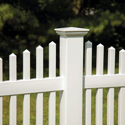Barrette Outdoor Living 73003095 5”x5” New England Post Top, White
