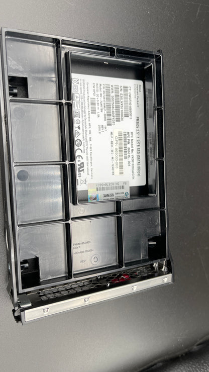 HP 866615-004 , 869060-003, PM863a 2.5" 1.92TB SSD in 3.5" Caddy