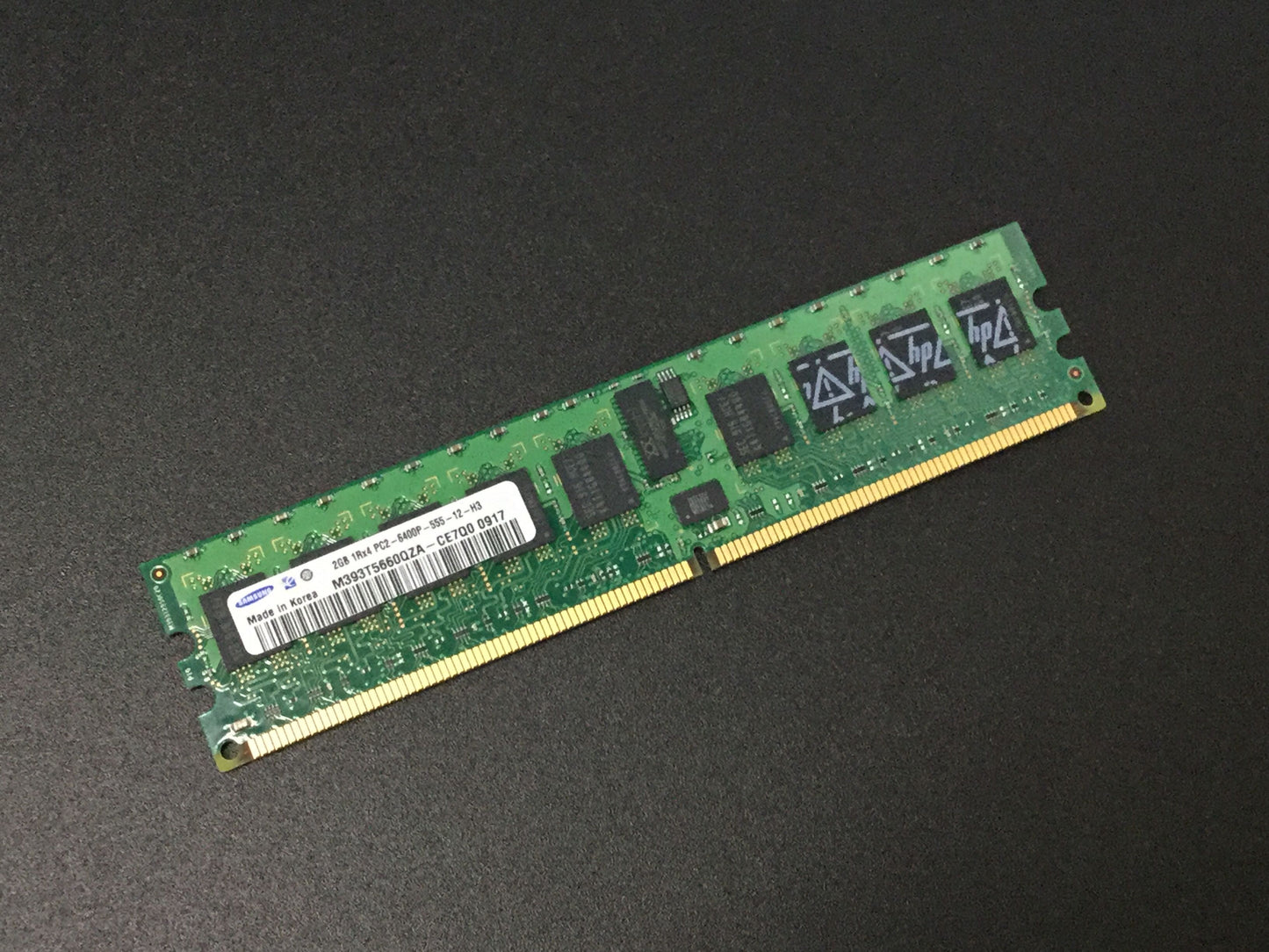 SAMSUNG MEM DIMM REG 2GB PC2-6400, 256MX4, ROHS M393T5660QZA-CE7Q0