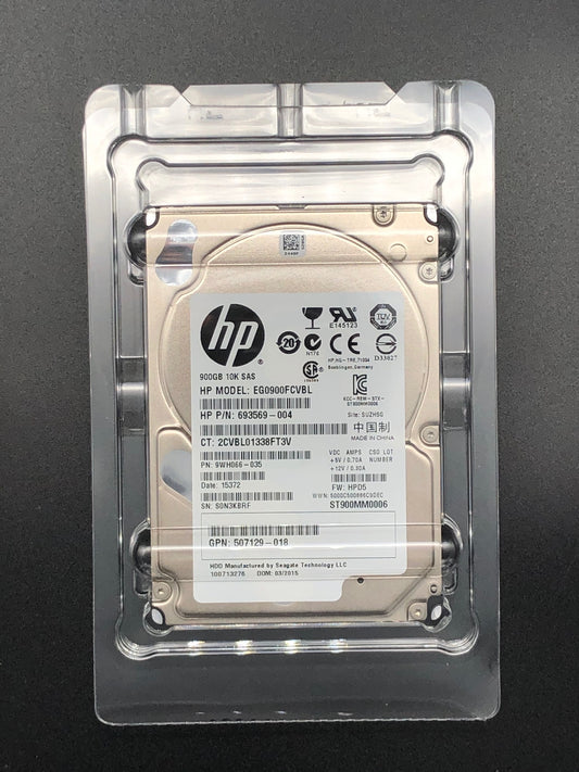 507129-018 Hewlett-Packard 900Gb 10000Rpm 2.5Inch Sas Dual Port Ent No caddy