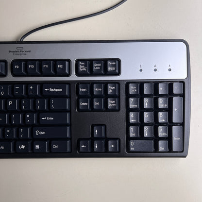 Brand New HP Genuine Computer USB Keyboard iOS/Windows 11/10 KU-0316 434821-007