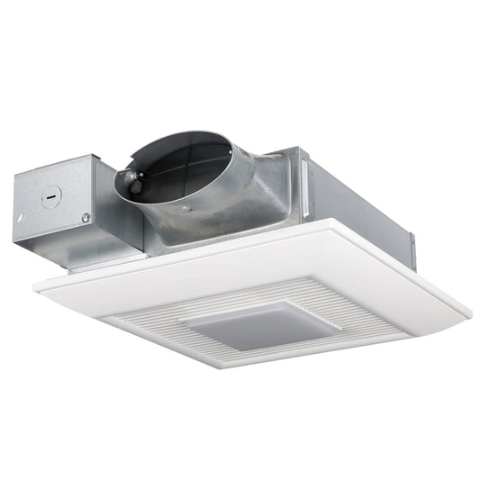 Panasonic FV-0510VSL1 WhisperValue DC Ventilation Fan - Energy-Saving Bathroom Fan with LED Light - 50-80-100 CFM open box