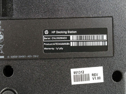 New Genuine HP VB041AA EliteBook 90W Docking Station