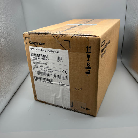 Brand New HPE 755386-B21 DL360 Gen9 Intel Xeon E5-2640v3 CPU Kit (2.6GHz 8-Core)