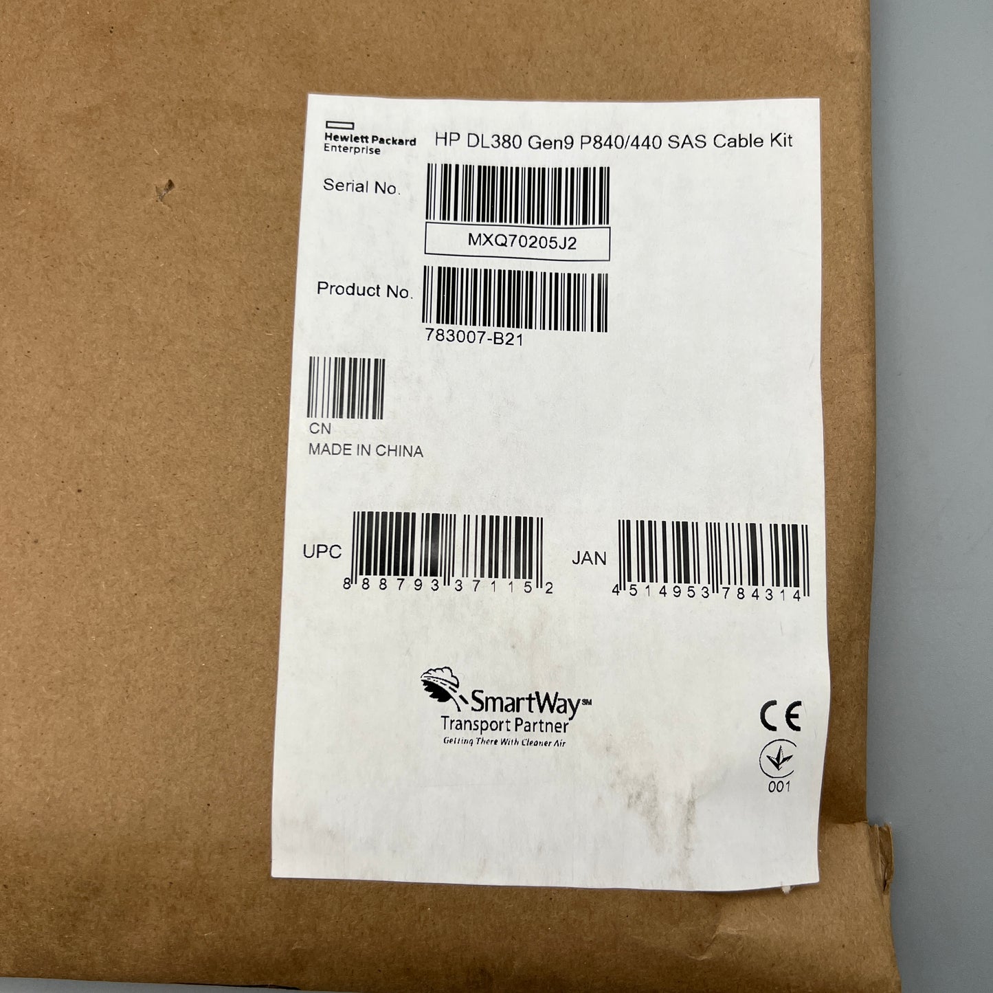 Brand New HP DL380 Gen9 P840/440 SAS Cable Kit 783007-B21