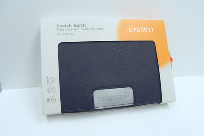 Cygnett Lavish Earth Folio Case purple with Multi-View Srand Case for Kindle