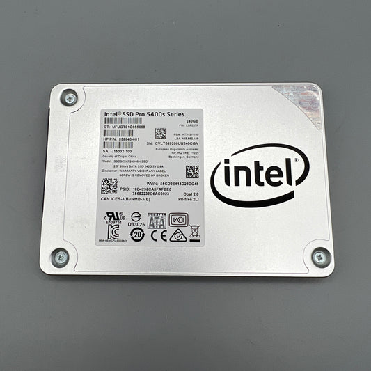 Intel 2.5" SSD Pro 5400s Series 240GB SATA 6Gb/s 856640-001 SSDSC2KF240H6H