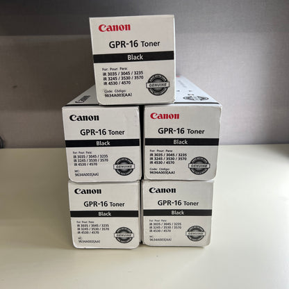 Canon GPR-16 Black Toner 9634A003AA CNMGPR16 Cartridge GENUINE Parts
