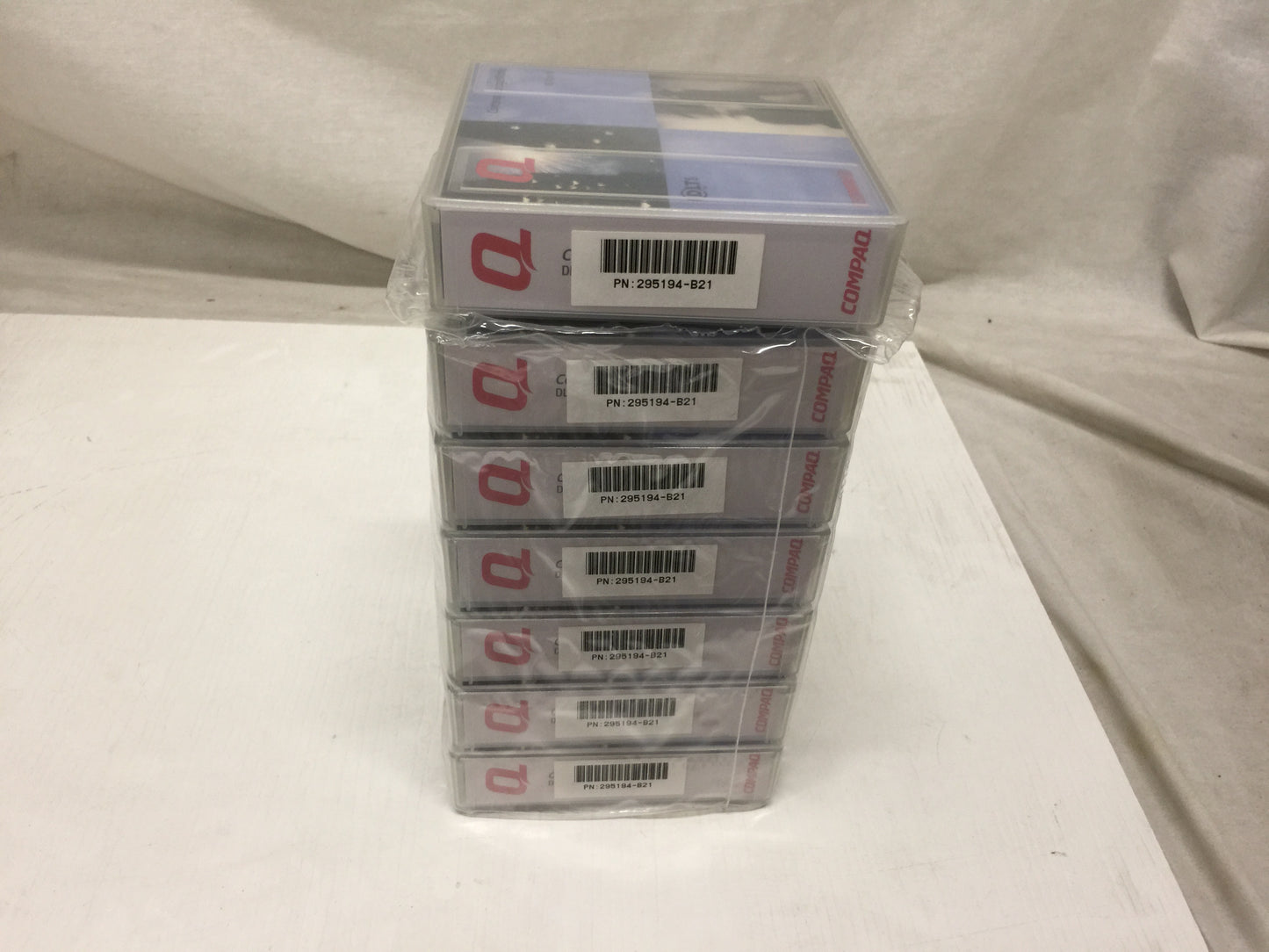 LOt of 7 Compaq StorageWorks DLT Tape IV 80gb Media Data Cartridge 295194-b21