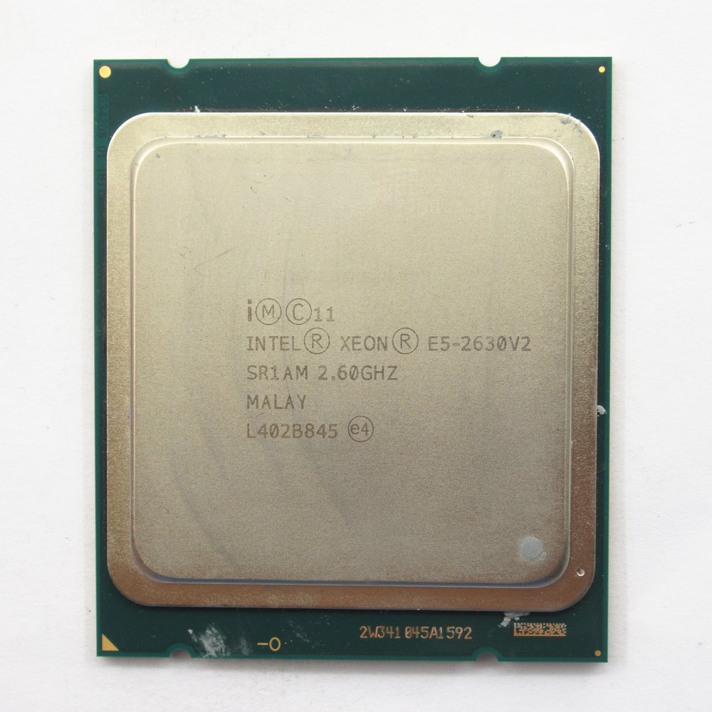 Intel Xeon E5-2630 v2 SR1AM 2.6GHz 15MB 7.2GT/s Server CPU Processor Used