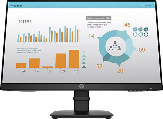 HP P24h Gen4 23.8-inch IPS FHD Monitor, Black (9UJ13A8#ABA) Used Grade B