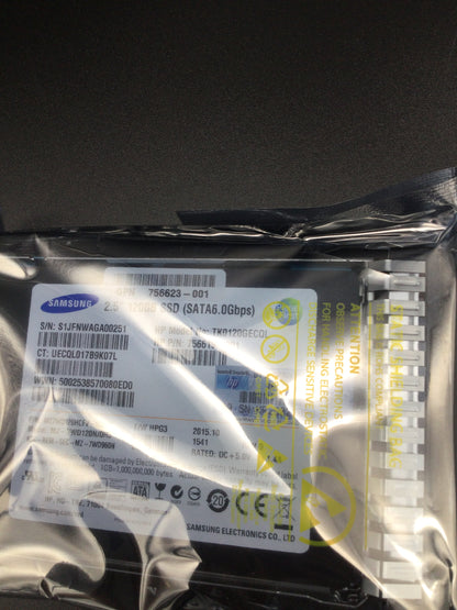HP 756623-001 2.5" 120GB SSD SATA 6 HDD 756619-001
