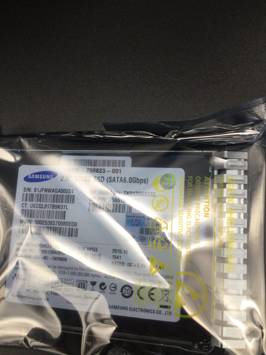 HP 756623-001 2.5" 120GB SSD SATA 6 HDD 756619-001