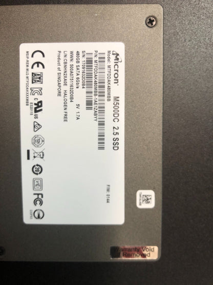 M500DC 480GB 2.5" Internal SSD Drive 2.5-Inch MTFDDAK480MBB