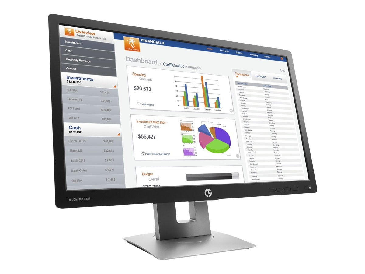 HP EliteDisplay E232 23-Inch Monitor IPS w LED Open Box
