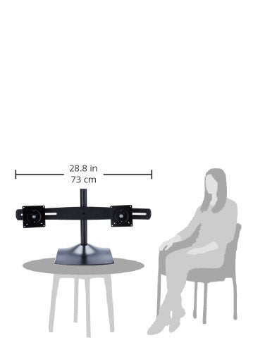 DS100 Dual-Monitor Desk Stand, Horizontal used Grade B