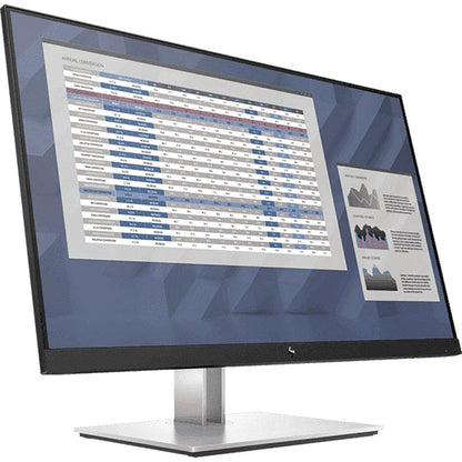 HP EliteDisplay E27 G4 27 Inch IPS LED Backlit Monitor, FHD 1920 x 1080, Blue Light Filter, HDMI, VGA, DisplayPort OPEN BOX