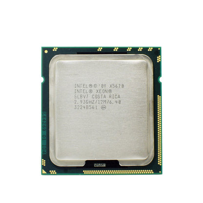 Intel Xeon SLBV7 X5670 2.93GHz 6.4GT/s 12MB L3 Cache Socket LGA1366 Used