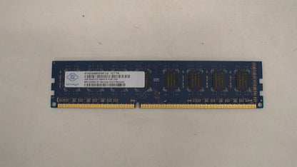 NANYA NT4GC64B8HG0NF-CG 4GB DESKTOP DIMM DDR3 PC10600(1333) UNBUF 1.5v Used