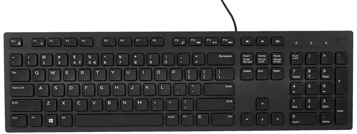 Dell Wired Keyboard - Black KB216 (580-ADMT)-open box