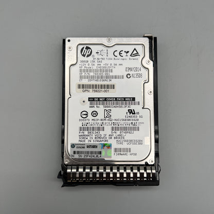 HP 300GB 15K RPM SAS 12Gbps 748385-001 759221-001 759546