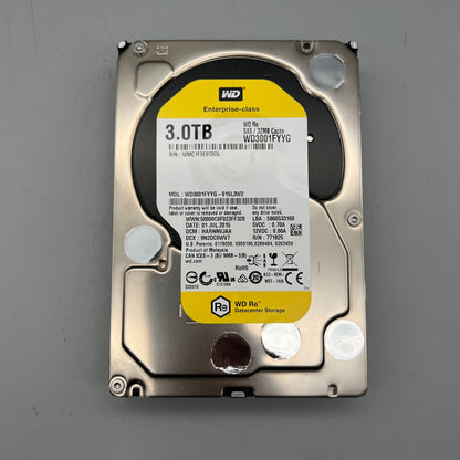 Western Digital Re Enterprise-Class 3.0TB SAS 32MB Cache hard drive Grade A