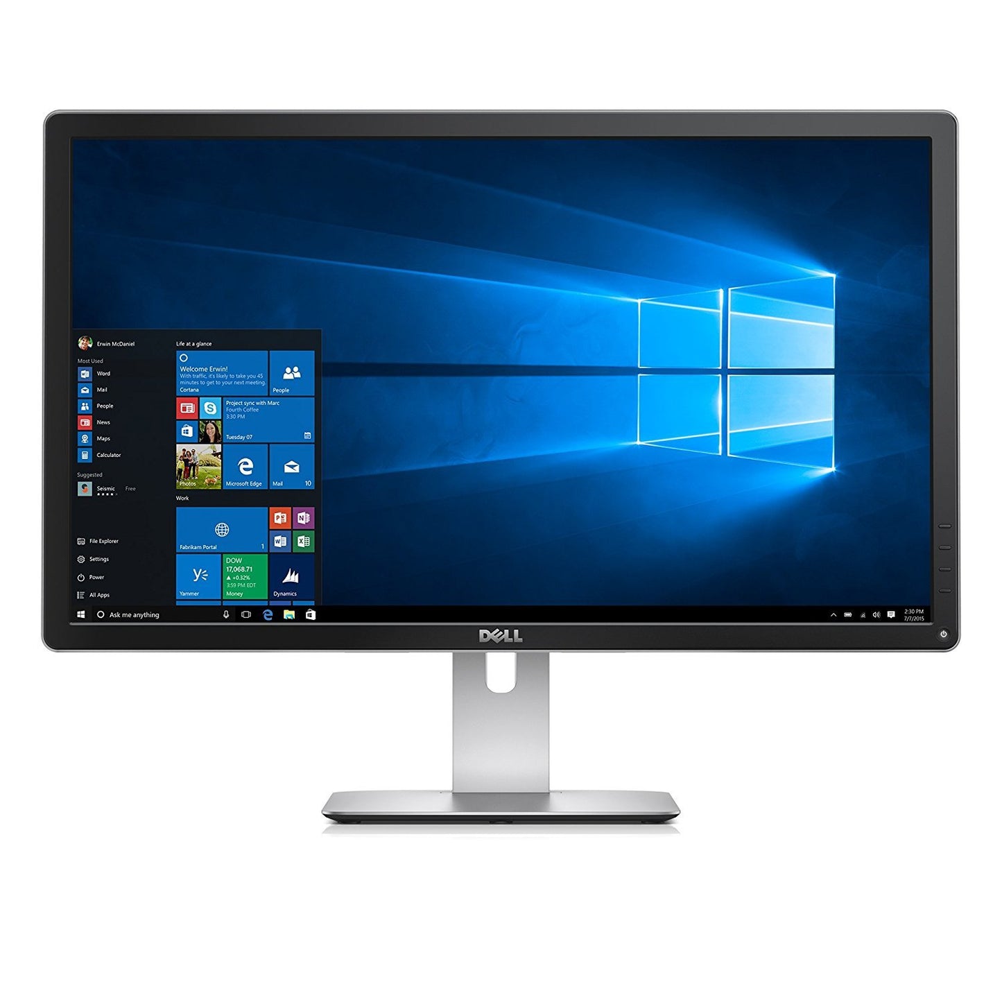 Dell Ultra HD 4k Monitor P2715Q 27-Inch Screen LED-Lit used Grade B