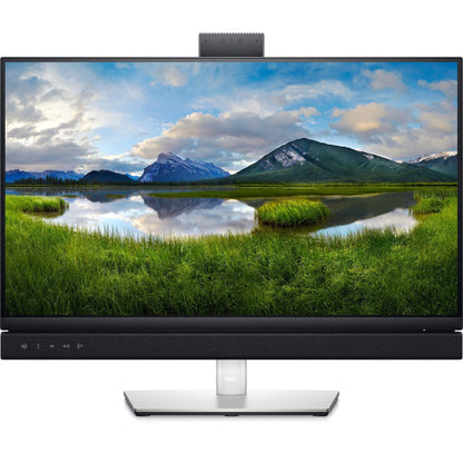 Dell 24, HD Video Conferencing Monitor - C2422HE with POP-UP 5MP IR Camera Dual 5W Integrated Speakers and a Dedicated Microsoft Teams Button,Gray used Grade A