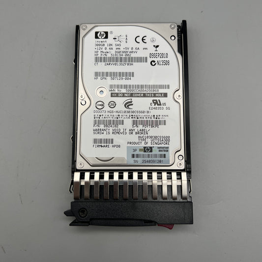 HP 300GB 10K SAS w/tray HOT-PLUG 518194-002 507129-004 DG0300FARVV 507284-001
