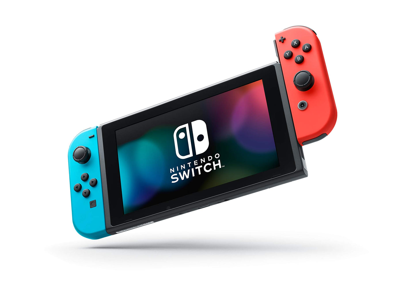 Nintendo Switch with Neon Blue and Neon Red JoyâCon - HAC-001(-01)