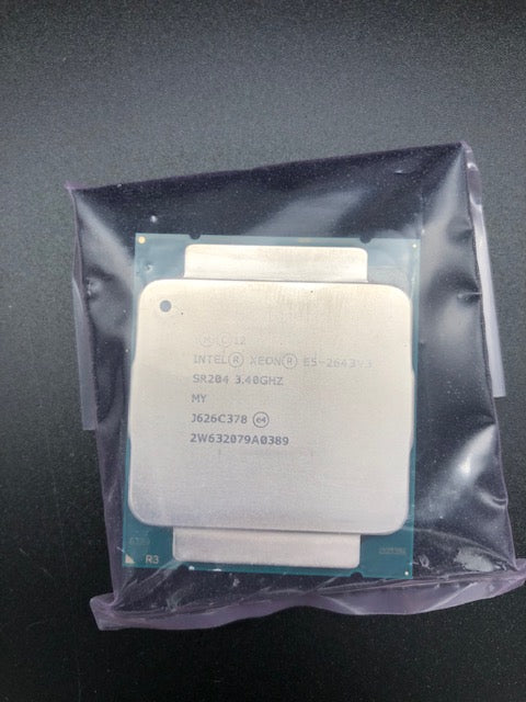 INTEL SR204 E5-2643 v3 3.40GHz Processor 135w LGA2011-3 SR204