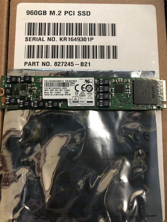 HP 960GB M.2 PCI  Solid State Device 827245-B21