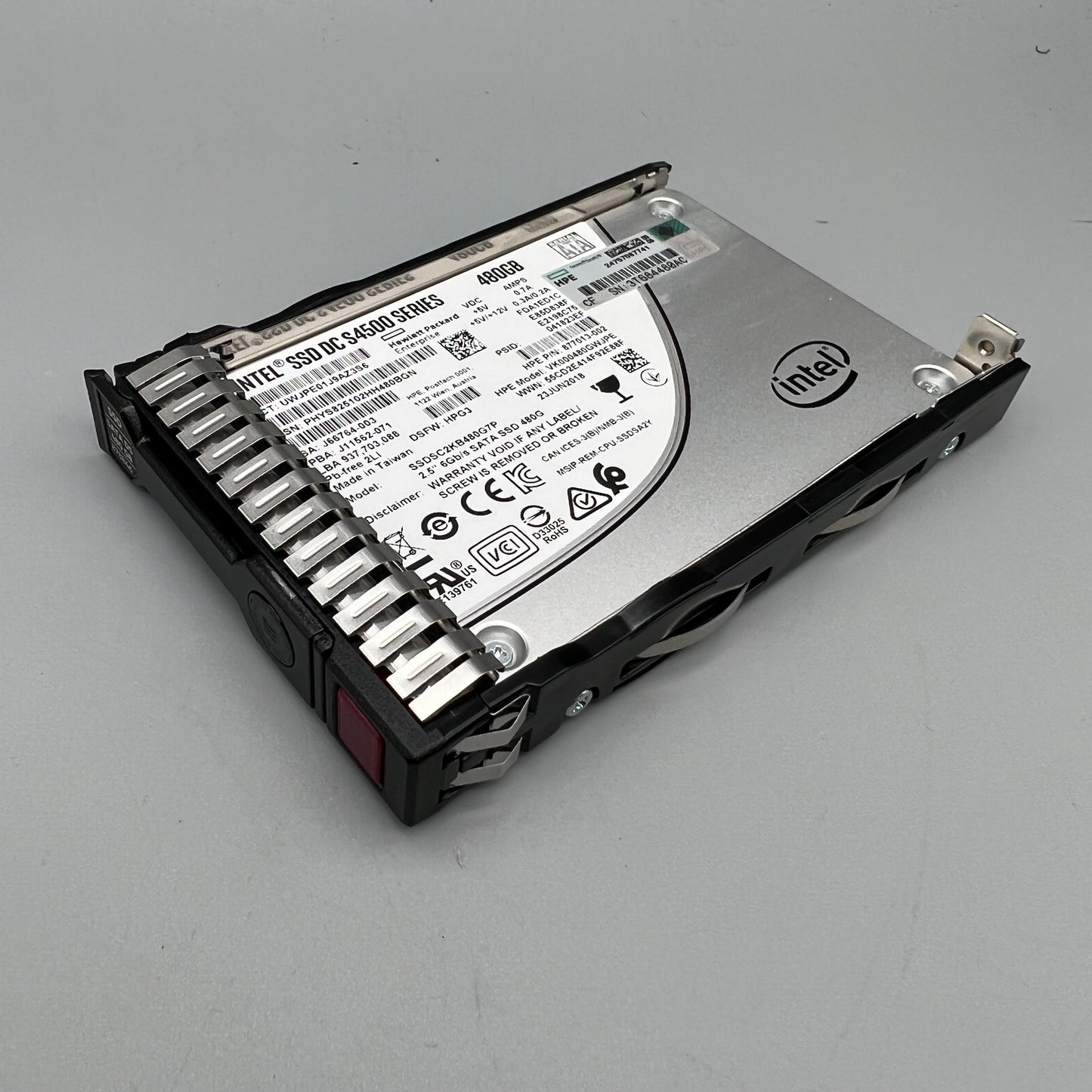 HP | Intel 480GB 2.5" SSD SATA RI DS 877746-B21 877013-002