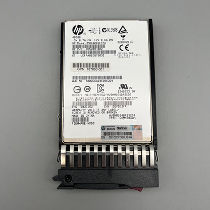 HP 400GB 12Gb/s SAS SSD ME 2.5" Hot-Swap J9F37A 765289-002 787680-001 787336-001