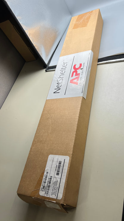 Brand New APC AR8442 Vertical Cable Organizer , Rackmount, 8 Cable Rings, Zero U